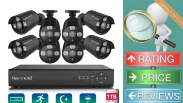 [2020 New] Security Camera System,NexTrend Wired Home Surveillance Cameras System 8CH 5MP DVR …