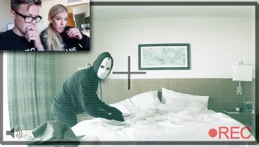 FOUND GAME MASTER in our HOTEL ROOM (SECRET Hidden Spy Gadgets Surveillance footage behind MASK)