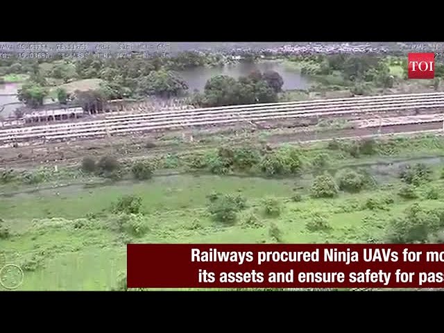 Railways to use Ninja UAV’s for security and surveillance