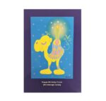 12 Happy Birthday Cards Featuring Funky Camel Designs. Blank Inside For Your Own Message. Card Size 11 x 16cm. Ideal for Birthdays