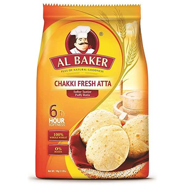 Al Baker Fresh Chakki Atta 2kg (6291003058158)