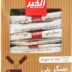 Al-Khair Brown Sugar Box 4 gm x 100 Sachets (6281101490967)