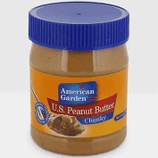 American Garden U.S.Peanut Butter Chunky 340gm (UAE Delivery)