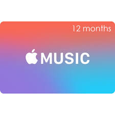 Apple Music 12 months USA Gift Cards (Instant E-Mail Delivery)