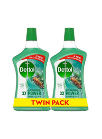 Dettol Antibacterial Floor Cleaner Pine 900 ml - Bundle of 2 (UAE Delivery Only)