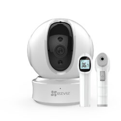 EZVIZ 360 كاميرا PT عالية الدقة مع مقياس حرارة بالأشعة تحت الحمراء