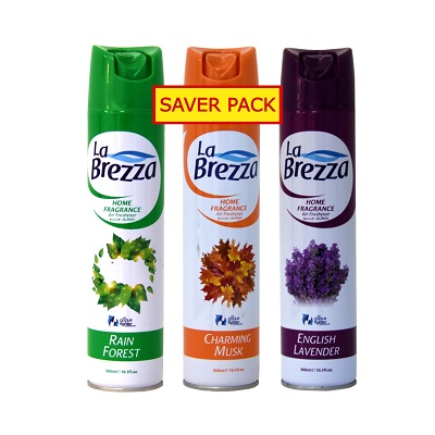 La Brezza Trio Pack 2 Air Freshener 300ml (UAE Delivery Only)