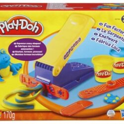 Play-Doh Basic Fun Factory Shape Making Machine with 2 Non-Toxic Play-Doh Colours (90020)