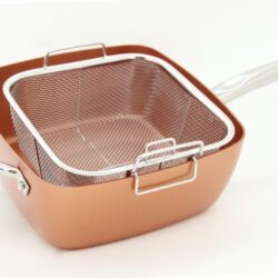 Sonashi 5 in 1 Copper Coated Fry Pan Square 30CM (SFP-8030)