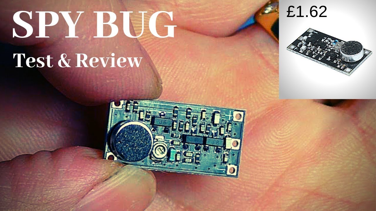 Cheap Ebay spy gadget FM spy bug transmitter.  Amazing long range !