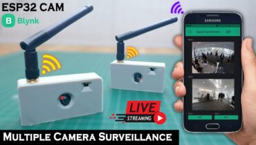 ESP32 CAM Blynk Multiple Camera Surveillance