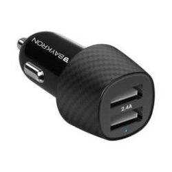 BAYKRON Smart 2.4A Car Charger With Dual USB Ports
