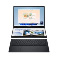ASUS Zenbook Duo Intel Core Ultra 9-285H 32GB RAM 2TB SSD Intel Arc Graphics 14" 3K OLED Windows 11 Home Ultrabook - Inkwell Gray [UX8406CA-PZ005W]