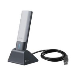 TP-Link Powerful AX3000 High Gain WiFi Stick 6 Wireless Network Adapter with 2.4GHz 5GHz High Gain Dual Antennas WPA3 Windows 11/10