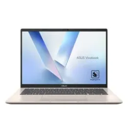 ASUS Vivobook 14 Copilot+ PC Snapdragon X X1 26 100 16GB RAM 1TB SSD Qualcomm Adreno Graphics 14" WUXGA Windows 11 Home Laptop - Platinum Gold [X1407QA-LY046W]
