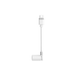 Ring Barrel Plug to USB-C Adapter-White (B0B3Y9553X)