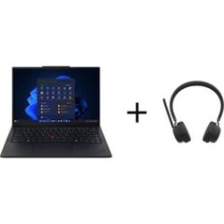 Lenovo ThinkPad E14 Gen 7 Intel Core Ultra 5-225U 16GB RAM 512GB SSD Shared Intel Graphics 14 inch WUXGA Windows 11 Pro Business Laptop - Black + ANC Headphone [EDGE14-21SX001KGR+ANC]