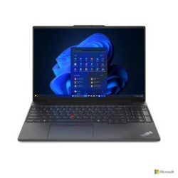 Lenovo ThinkPad E16 Gen 2 Intel Core Ultra 5 125U 16GB RAM 512GB SSD Integrated Intel Graphics 16" WUXGA Windows 11 Pro Business Laptop - Black With Lenovo Wireless Stereo Headset[21MA001EGR+ANC]