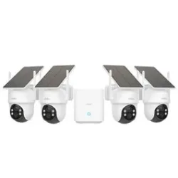 Aosu C9C SolarCam D1 Classic 3MP Smart Camera Kit (4 Cameras) (AS-CAM-C9C4H-SOLCAM-D1)