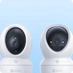 EZVIZ H6c 2K Pan & Tilt Smart Wi-Fi Indoor Security Camera - White (CS-H6c-R200-1Q5WFL)