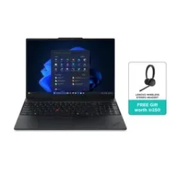 Lenovo ThinkPad E16 Gen 3 Intel Core Ultra 7 256V 16GB 512GB Intel Arc 16" WUXGA Windows 11 Pro Laptop - Black (EDGE16-22AY000NGR+ANC)